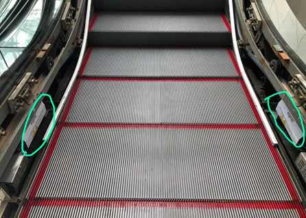 UJITEC Double Sanitation (UVC + IONIZER) Escalator Handrail  Device!